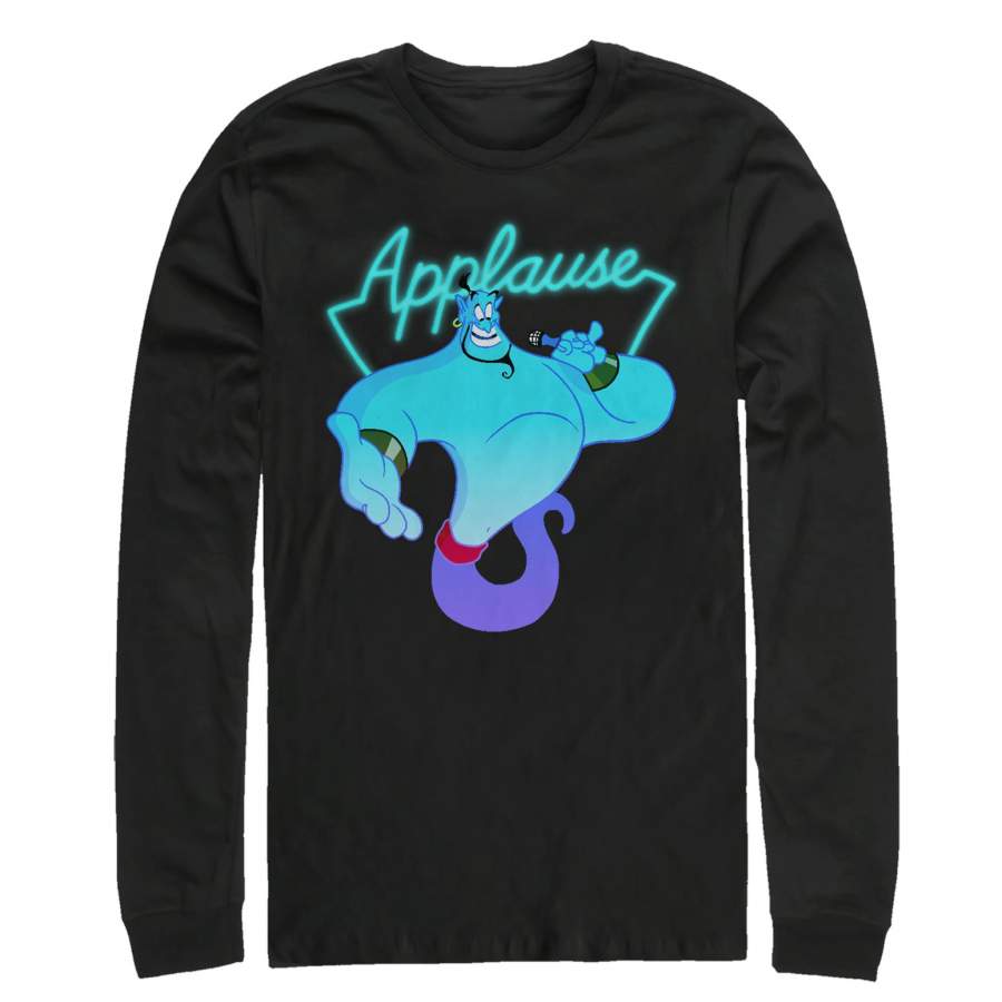 Aladdin Men’s Genie Applause  Long Sleeve Shirt