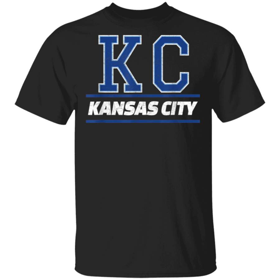 KC Local Baseball Royal Blue Kansas City Fan Gear Kc Classic TShirt