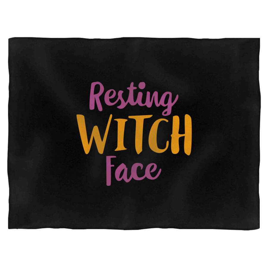 Resting Witch Face Halloween Witch Better Have My Candy Funny Halloween Colorful Blanket