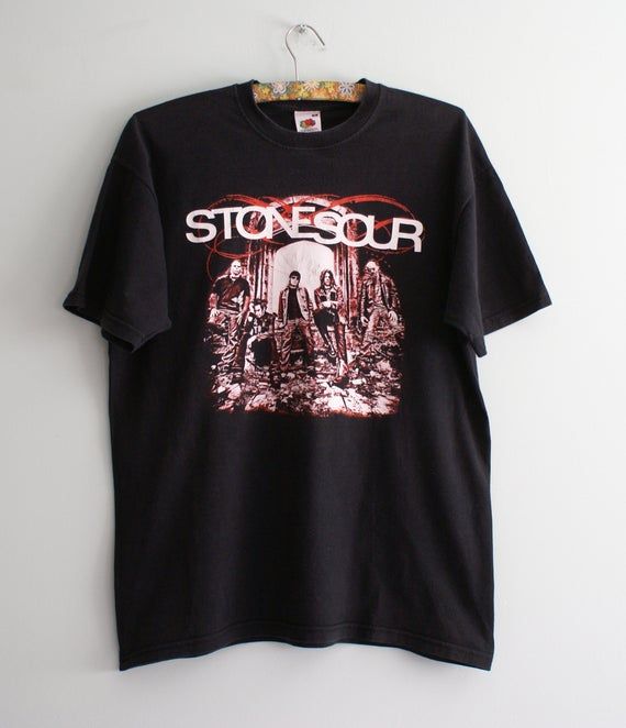 Stone Sour Shirt Rare Stone Sour Shirt Festival Clothing Stone Sour This Is Where It Begins Shirt Metal Band Rocker Shirt