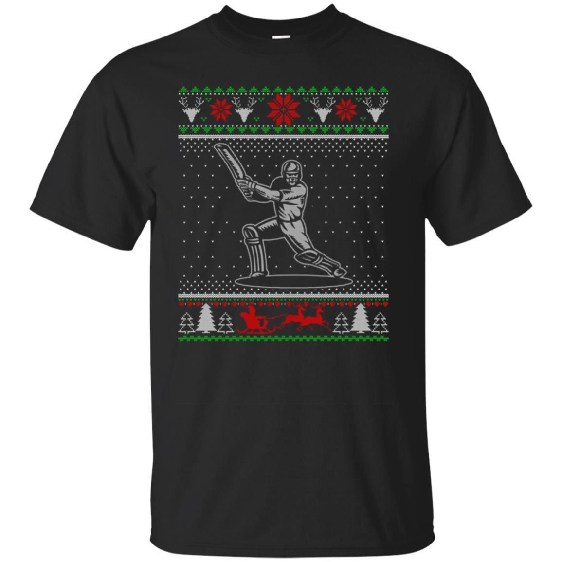 Check out this awesome Cricket Ugly Christmas Long Sleeve Tshirt Funny Xmas Gift