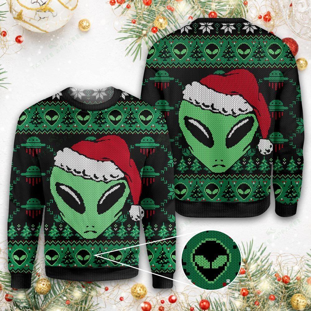 Aliens Ugly Christmas Sweater | For Men & Women | Adult | Us6174