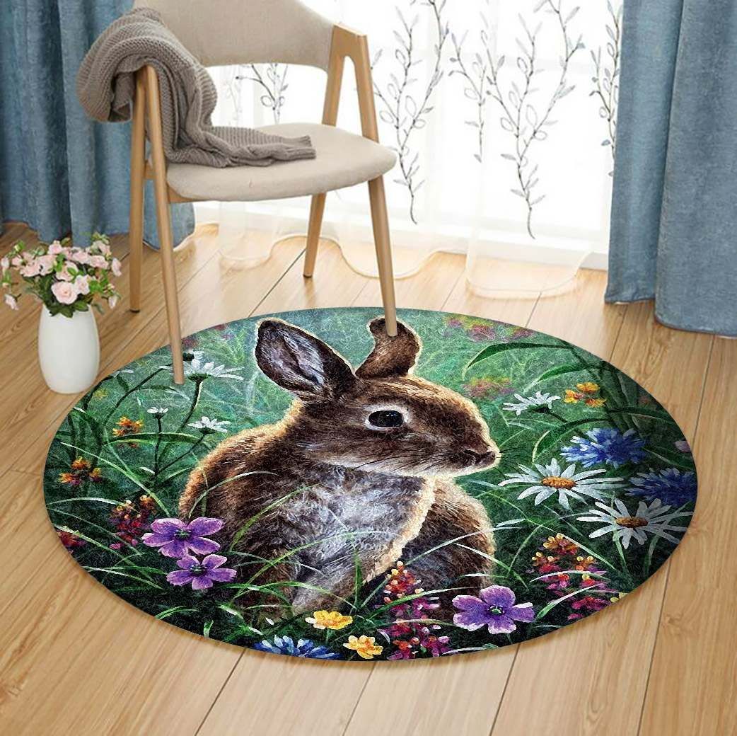 Rabbit IE5519 Round Rug BEVR3007