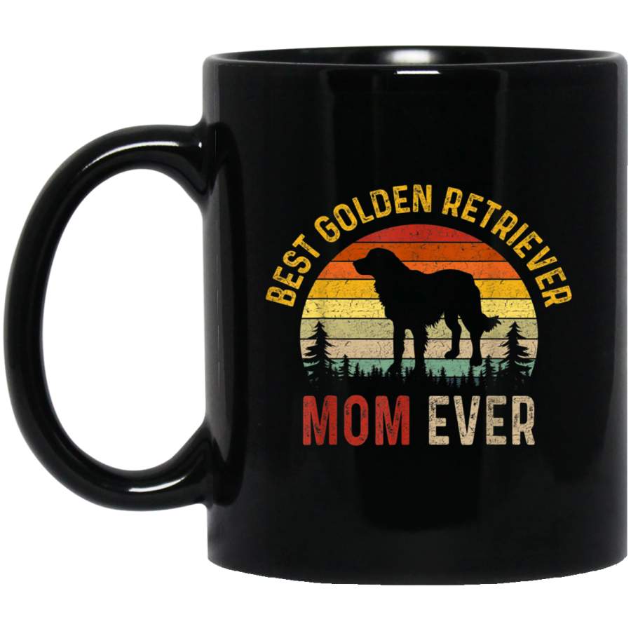 Vintage Best Golden Retriever Mom Ever Mothers Day Mug