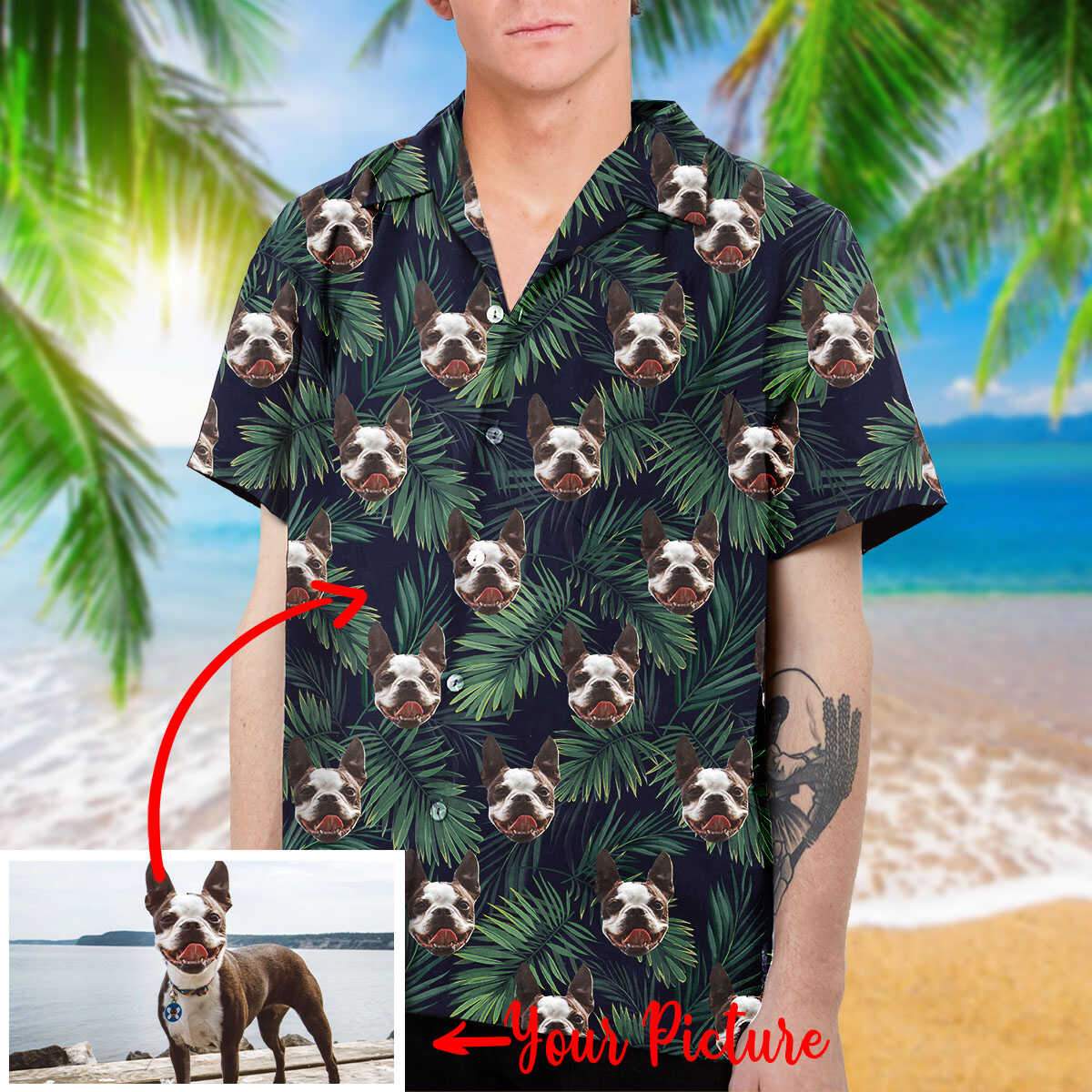 Personalized Dog Hawaii Shirt And Beach Short Ha107586