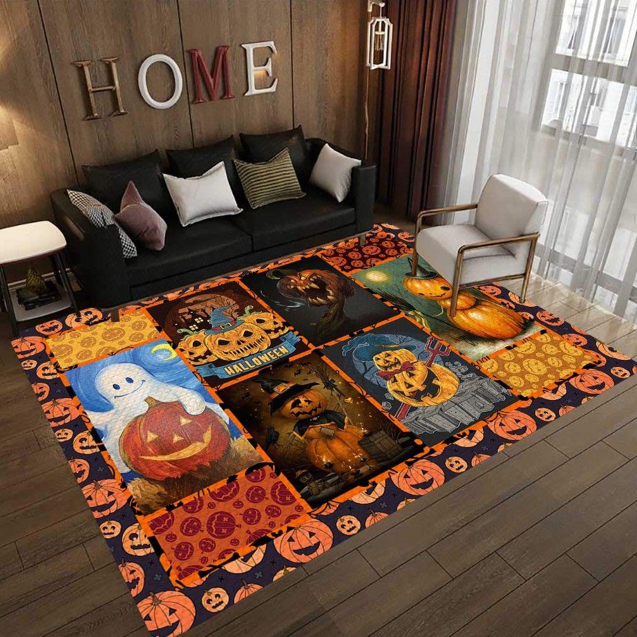 Pumpkin Halloween D0909 Rectangle Rug