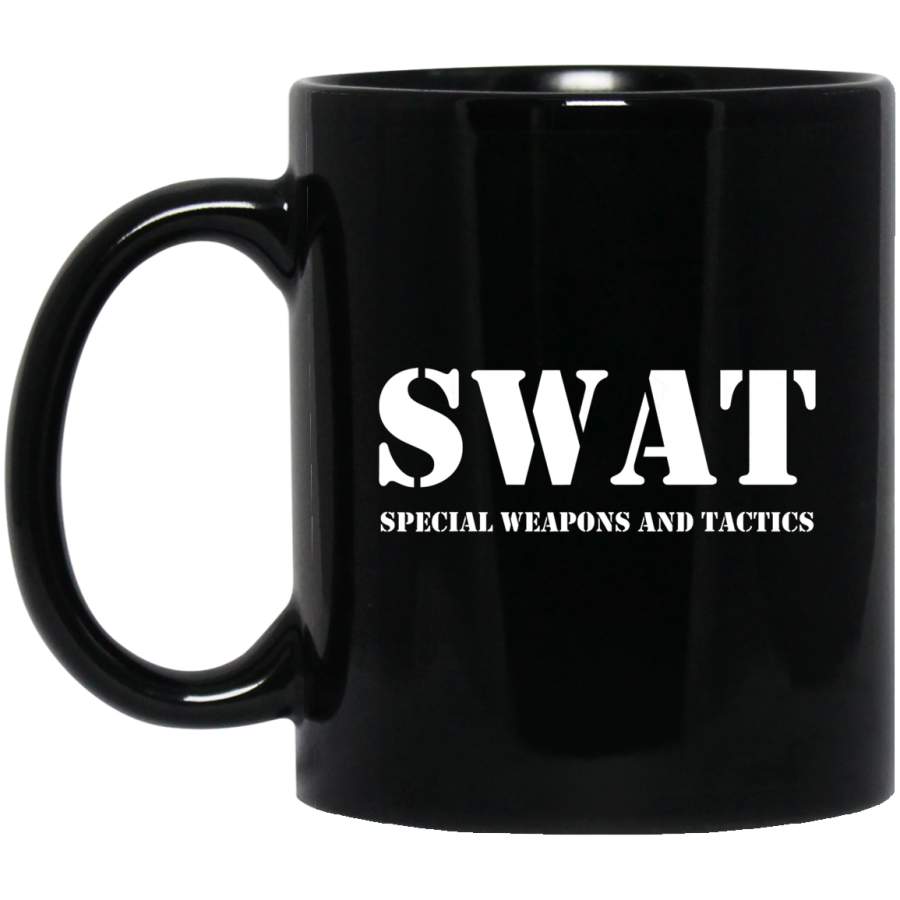 SWAT Team Vintage Police Uniform Coffee Mug