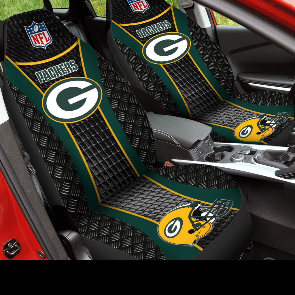 Green Bay Packers Car Seat Covers (Set Of 2) – L3