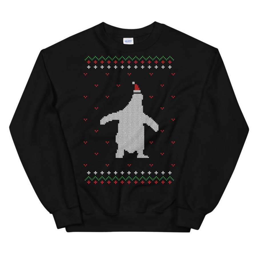 Penguin For Christmas Ugly Sweater Design Unisex Sweatshirt