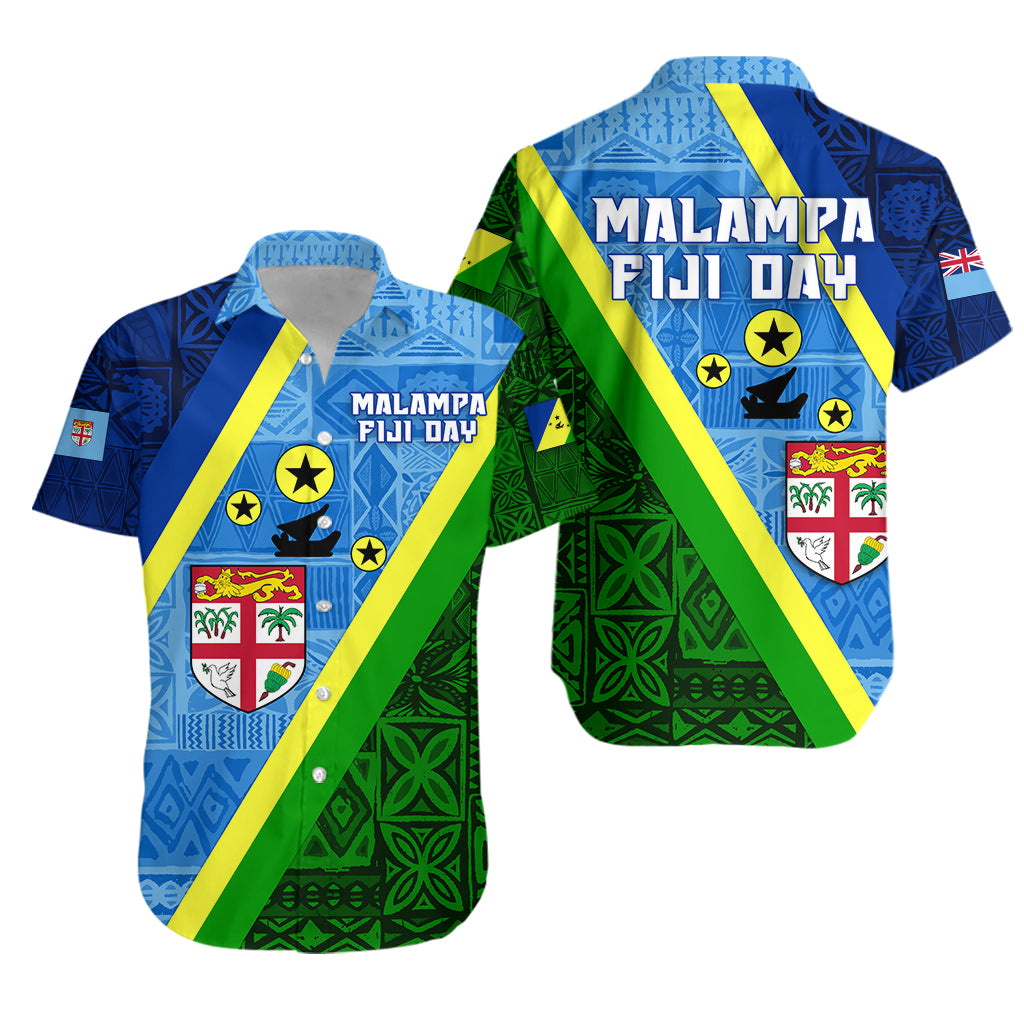 Vanuatu Malampa Fiji Day Hawaiian Shirt – Combine Flag Design Lt4