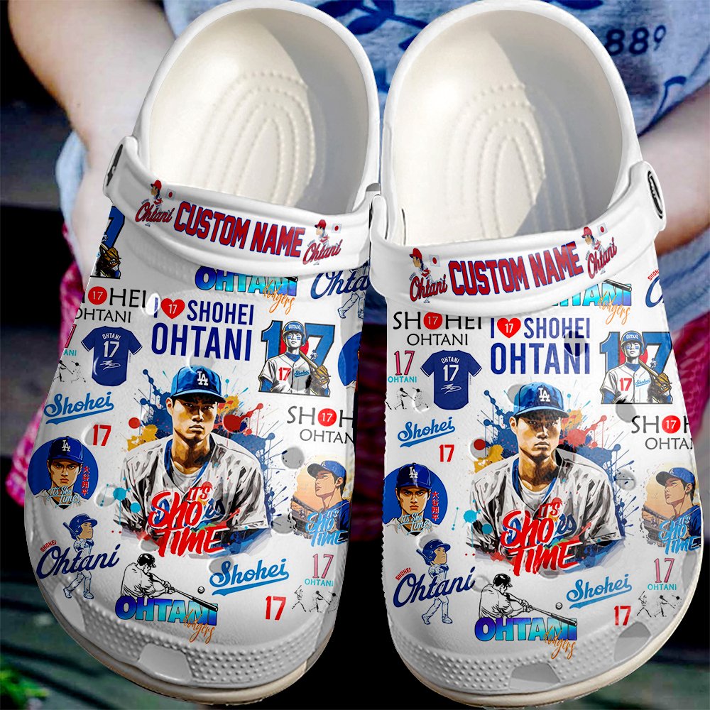 Shohei Ohtani Los Angeles Dodgers MLB Sport Crocss Crocband Clogs Shoes Comfortable For Men Women and Kids