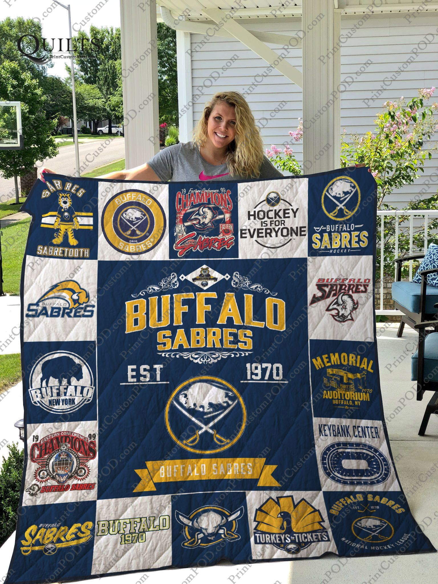 Buffalo Sabres Quilt 01