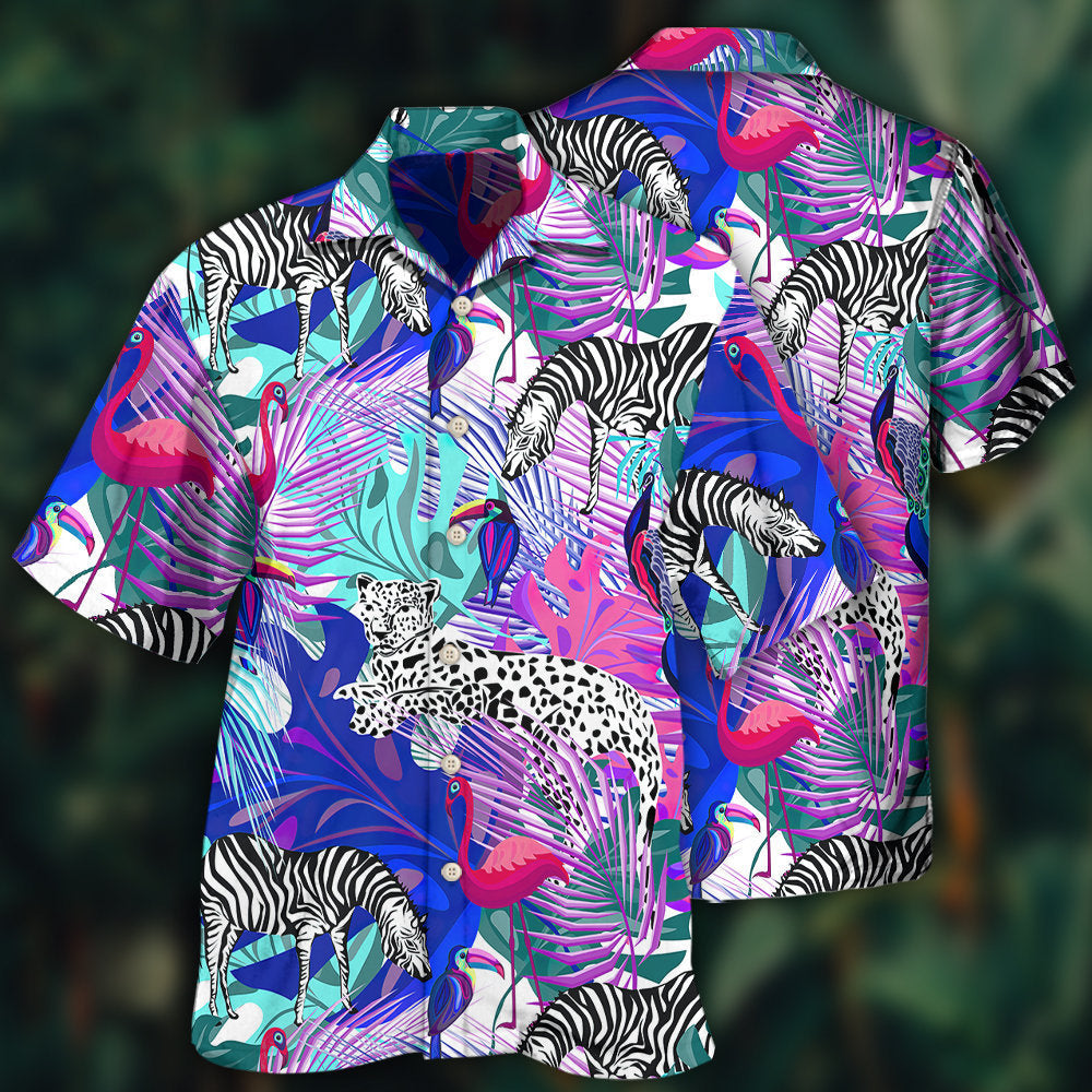 Tropical Animals Tropical Leaf – Hawaiian Shirt – Haws01Lin080422