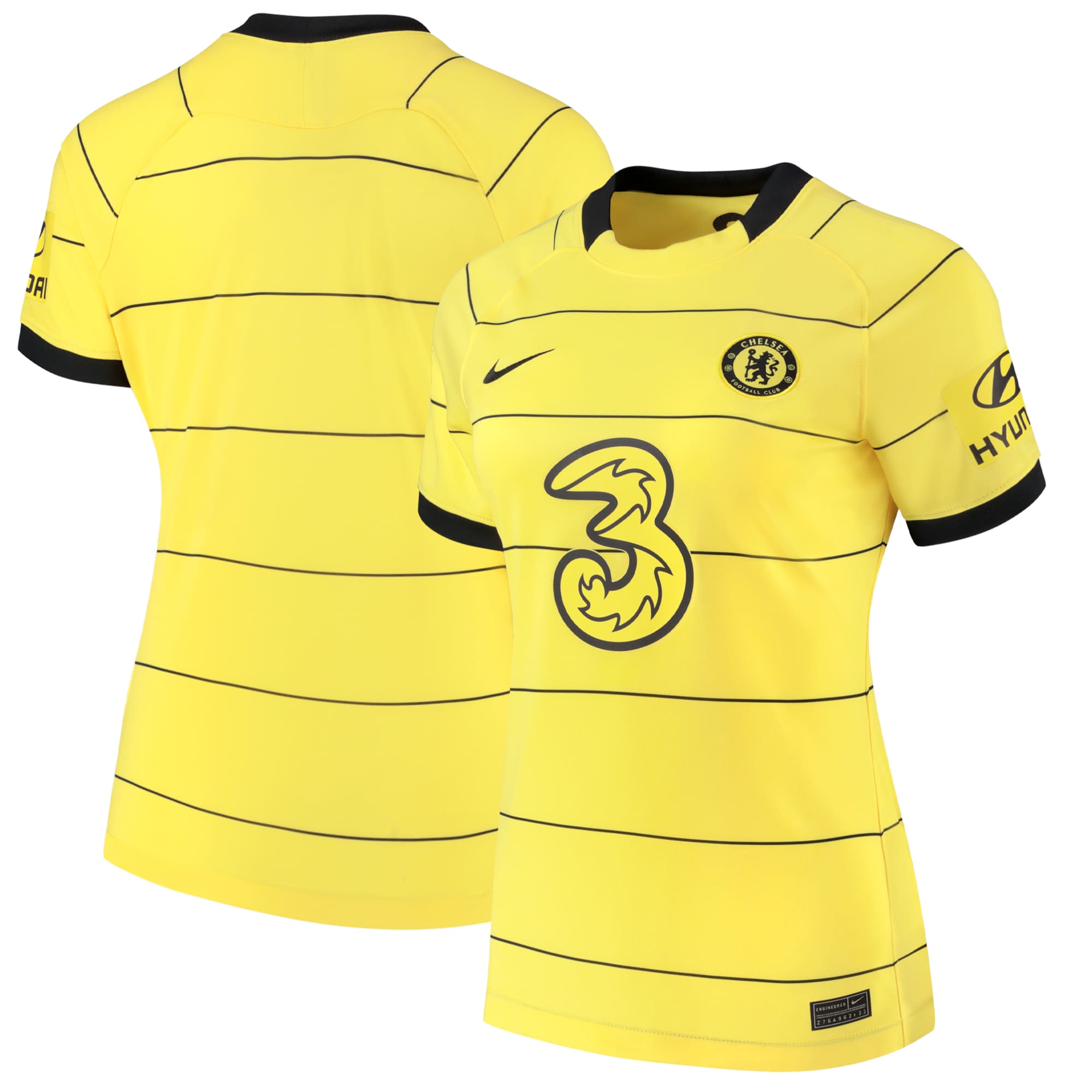 Chelsea Women's 2021/22 Away Breathe Stadium Jersey – Yellow