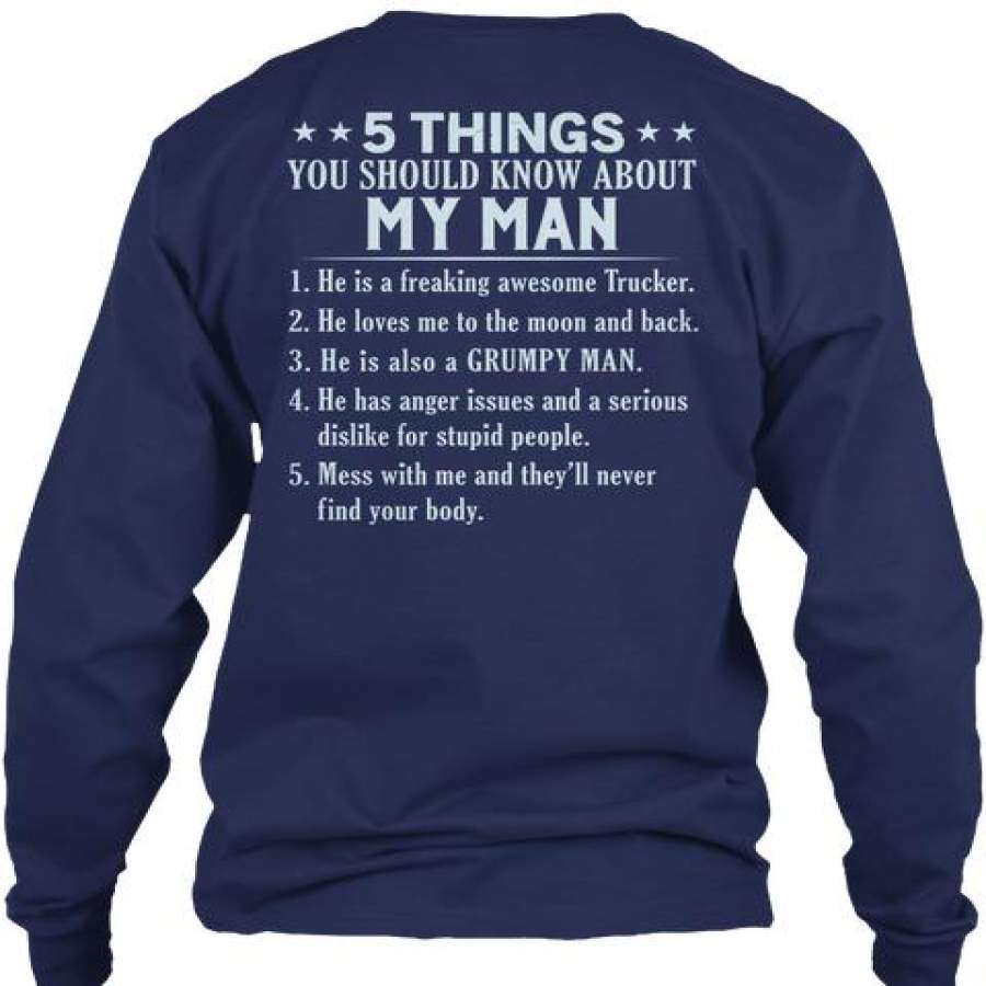 5 Things You Should Know About My Man Couple Gift Unisex Long Sleeve