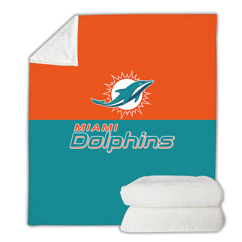 Miami Dolphins Fleece Blanket