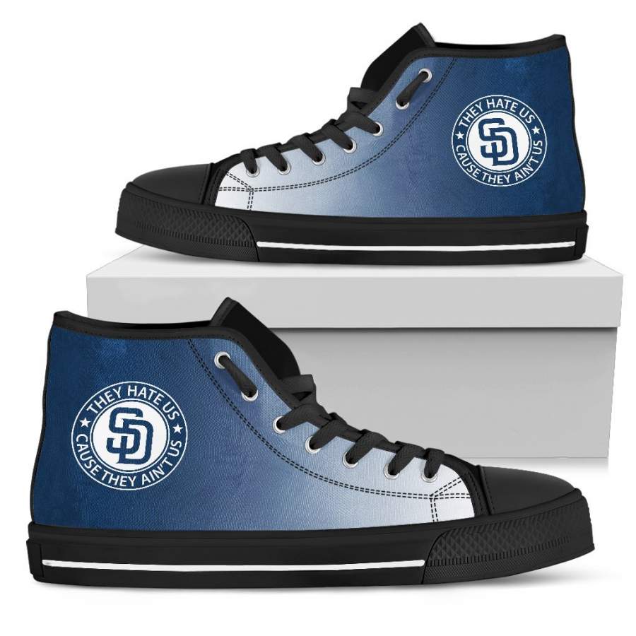 Cool They Hate Us Cause They Ain’t Us San Diego Padres High Top Shoes