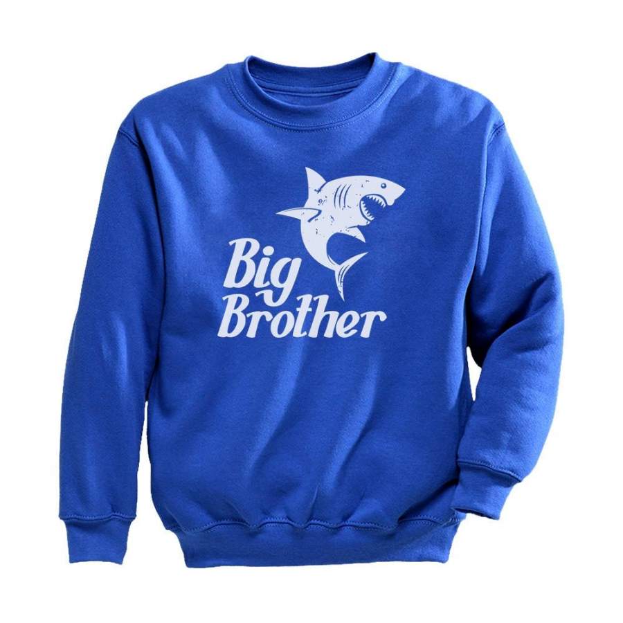 Big Brother Gift for Shark Loving Boys Toddler/Kids Sweatshirt