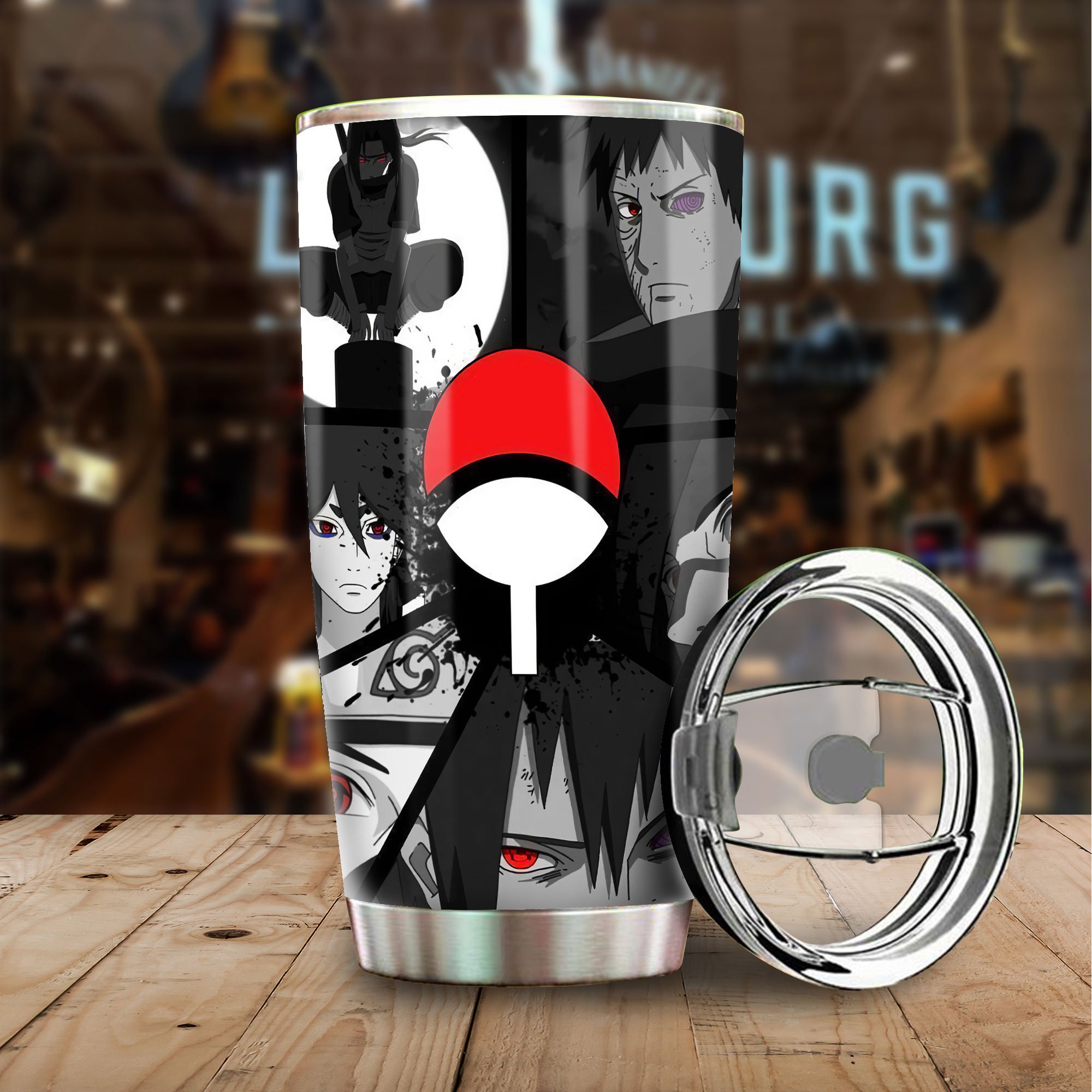 The Uchiha Clan Tumbler Cup Custom Naruto Anime Coffee Cup