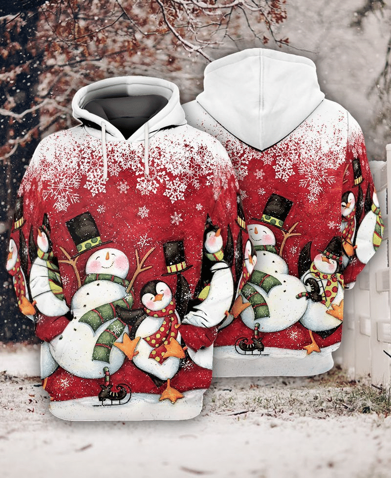 PENGUINS SNOW DANCE 3D FULL PRINT TN111293