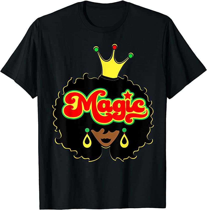 Black Queen Melanin Girl Magic Women Queen Girls Princess T-Shirt