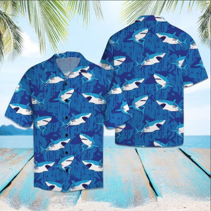 Shark Summer Hawaiian Shirt | For Men & Women | Adult | Hw4364