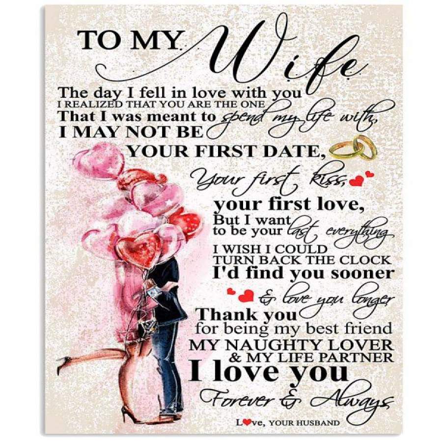 TO MY WIFE-FOREVER & ALWAYS  Vertical Poster