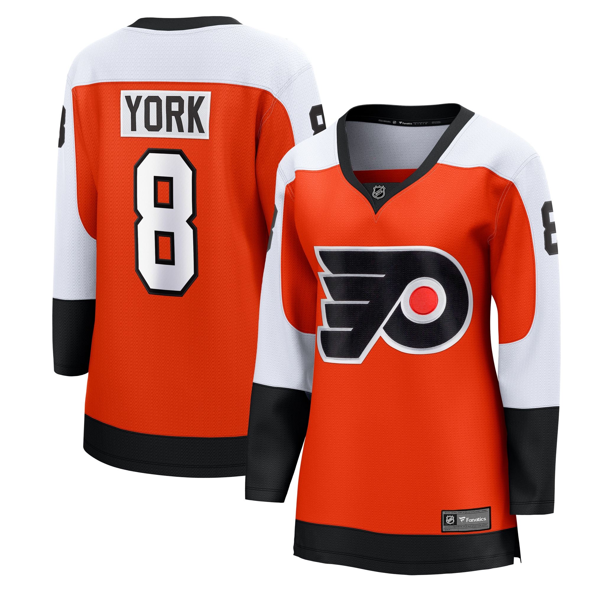 Cam York Philadelphia Flyers Branded Women's Home Breakaway Player Jersey – Orange