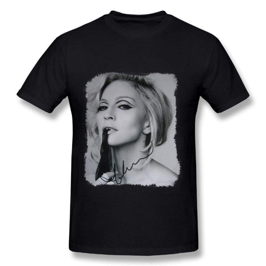 Rock Singer Madonna Poster Men Tee Shirt