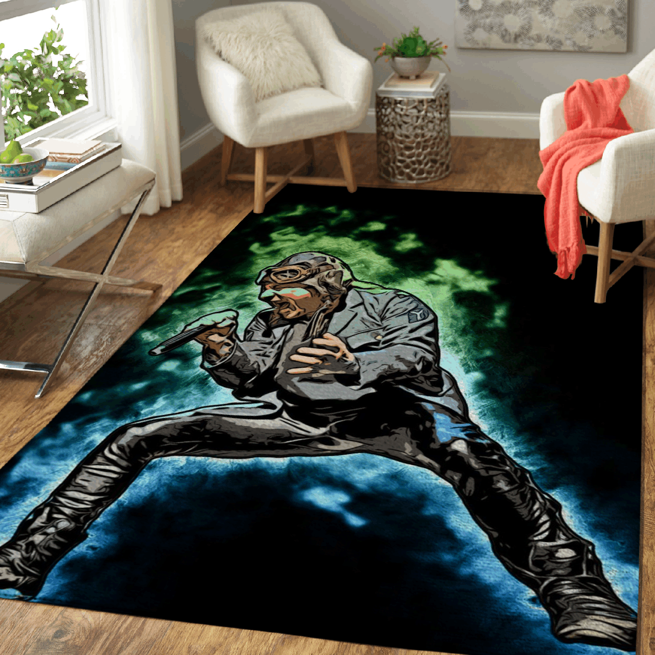 Bruce Dickinson – Music Pop Art For Fans Area Rug Carpet