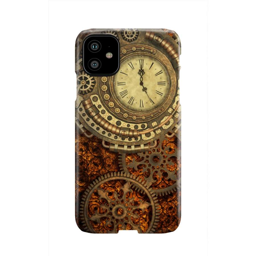 Steampunk Gear Clock II Phone Case