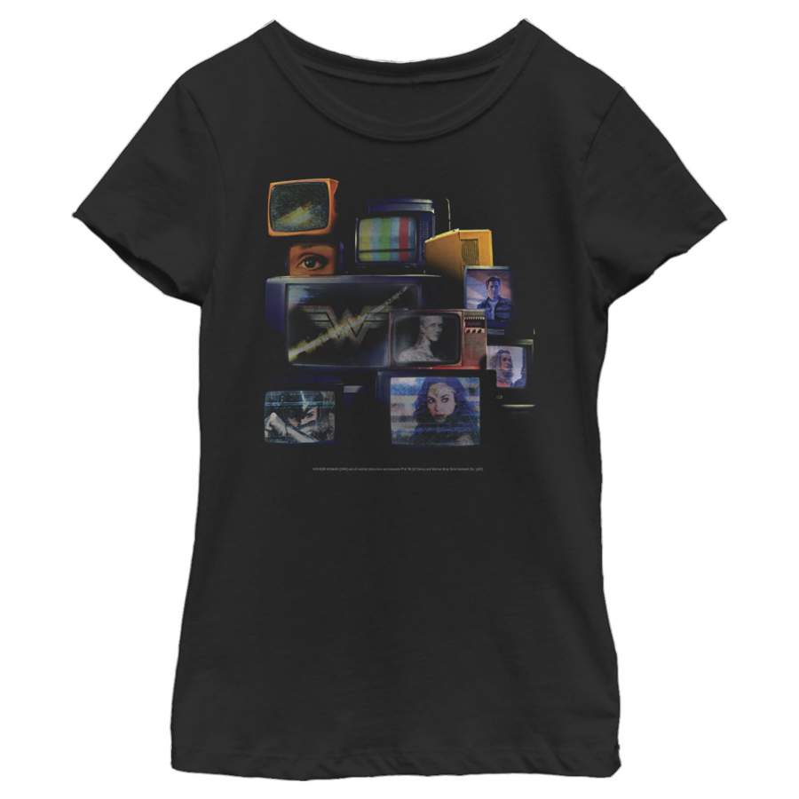 Wonder Woman 1984 Girl’s Eighties TVs  T-Shirt