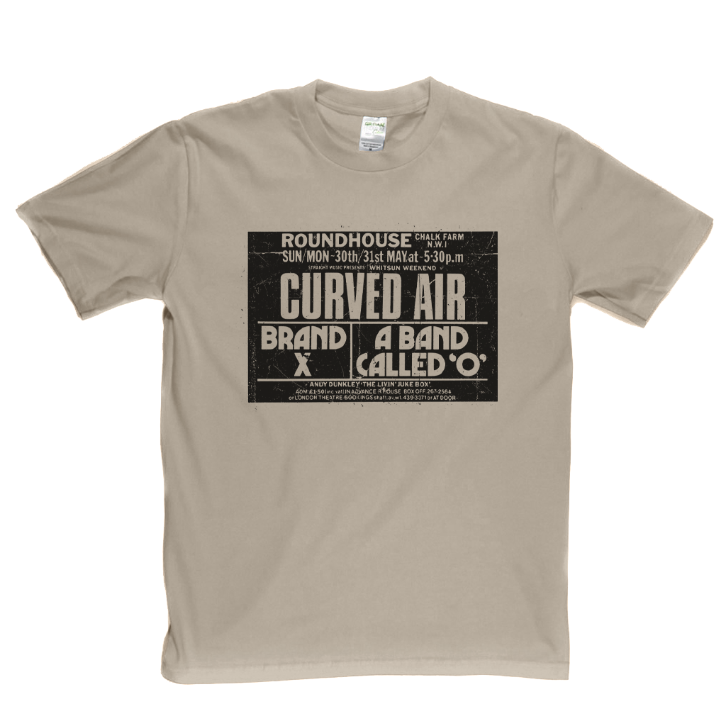 Curved Air Brand X Roundhouse Poster T-Shirt