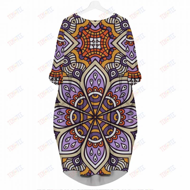 Temotee Ethnic Floral 6 – Beautiful Woman 3D Pocket Dress Afro Girl Shirt African American Woman Gift Idea TMT1425