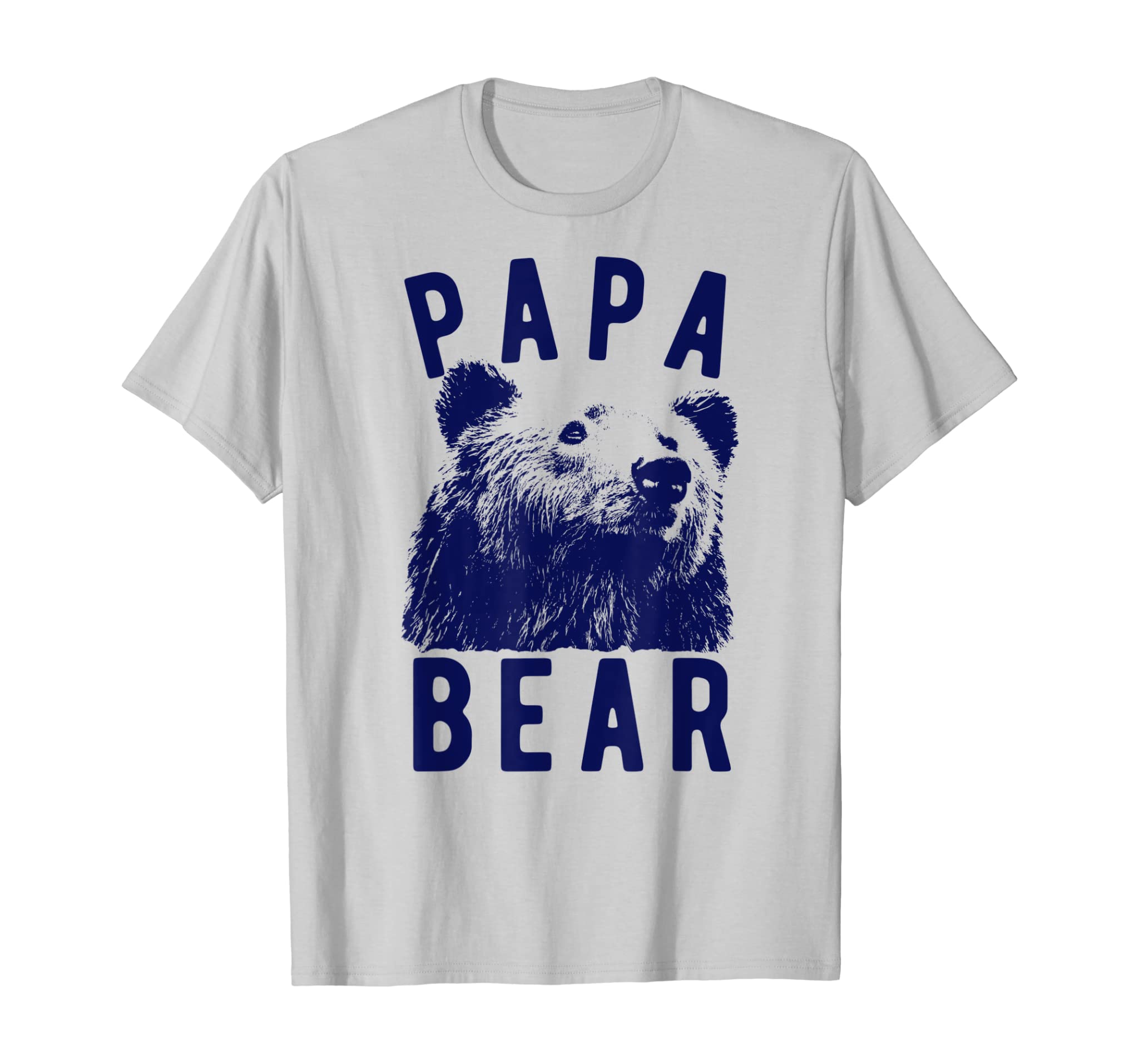 Mens Papa Bear Shirts for Men Funny Dad Father Day Gift Grandpa T-Shirt