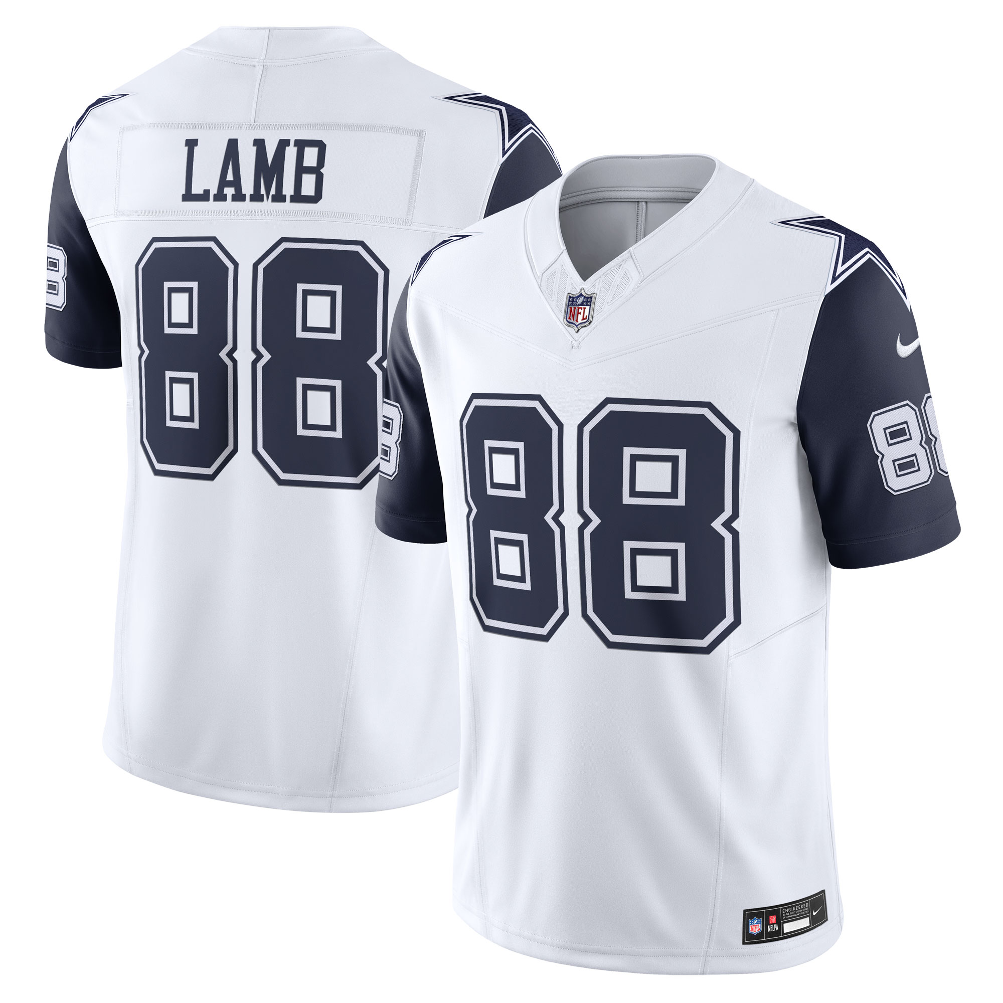 CeeDee Lamb Dallas Cowboys Vapor F.U.S.E. Limited Jersey – White 2