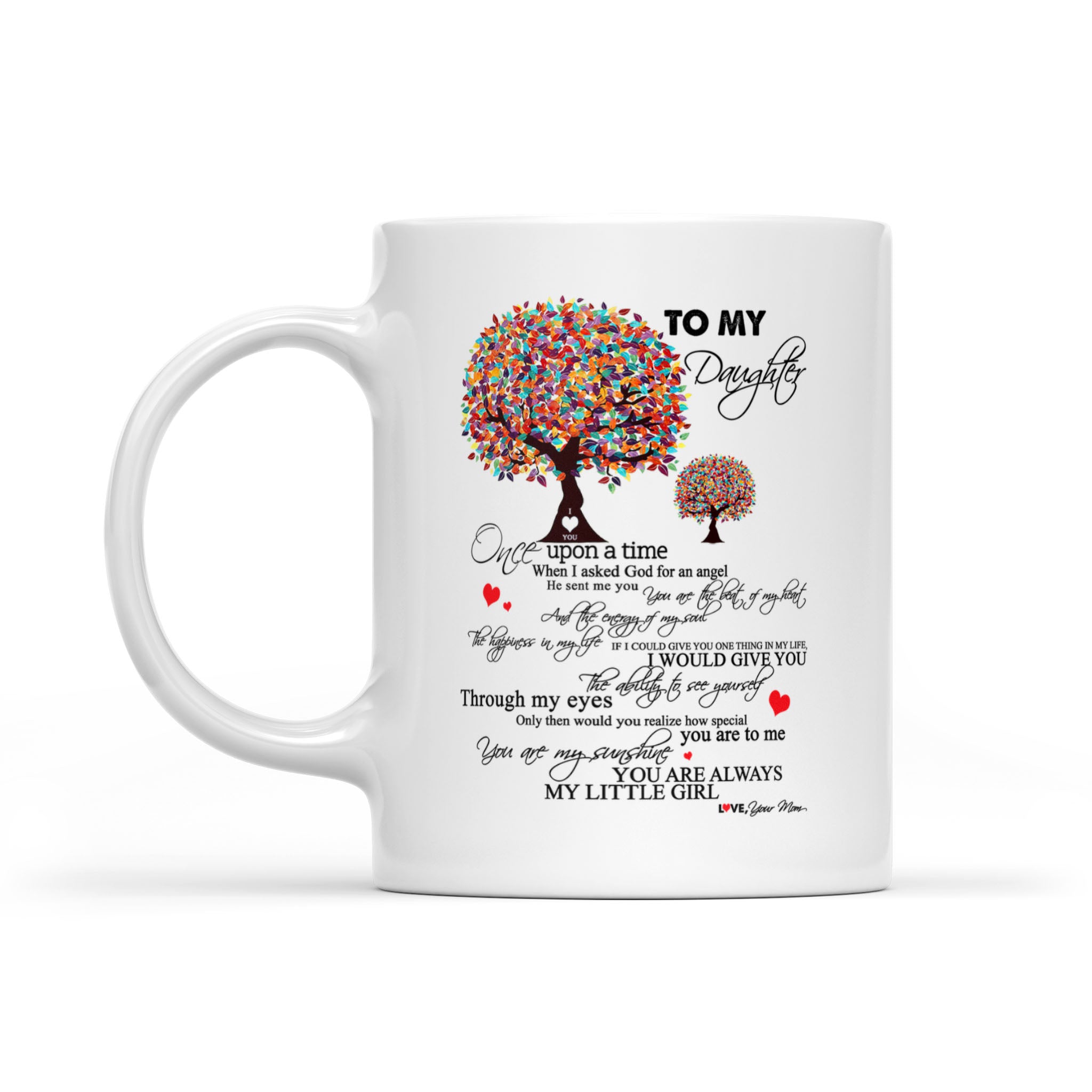 When I Asked God For Angel He Sent Me You – White Mug – Unique Birthday, Christmas Gift For Daughter-In-Law