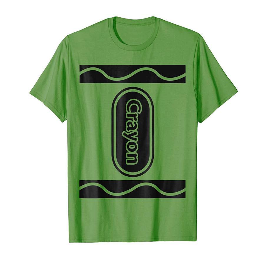 Green Crayon Box Group Costume Halloween T-Shirt