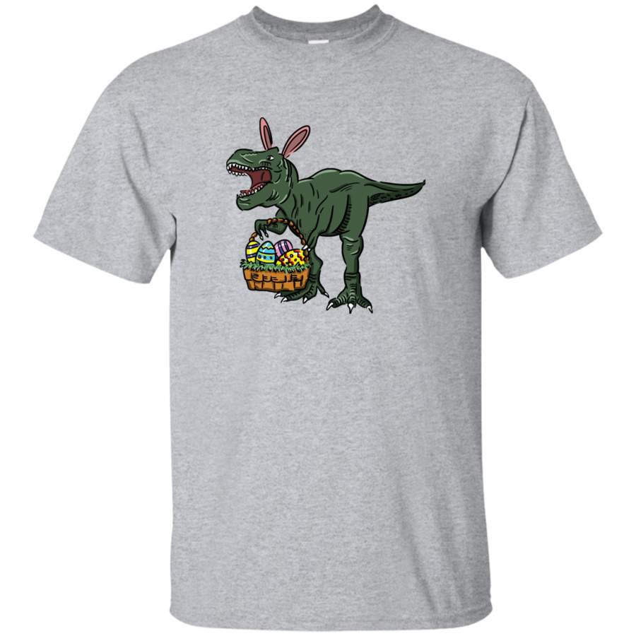 AGR Easter t-shirt dinosaur in bunny ears. Easter egg basket, Easter T-Shirt, Happy Family Easter Tee Gift Idea Youth T-Shirt