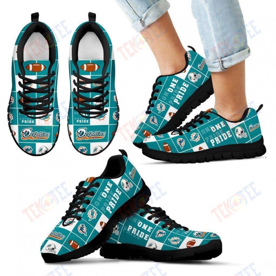 Mens Womens Miami Dolphins Sneakers Pride Flag Sneaker Running Shoes For Men Women TDT745