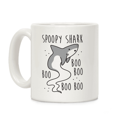 Spoopy Shark Boo Boo Boo Coffee Mug