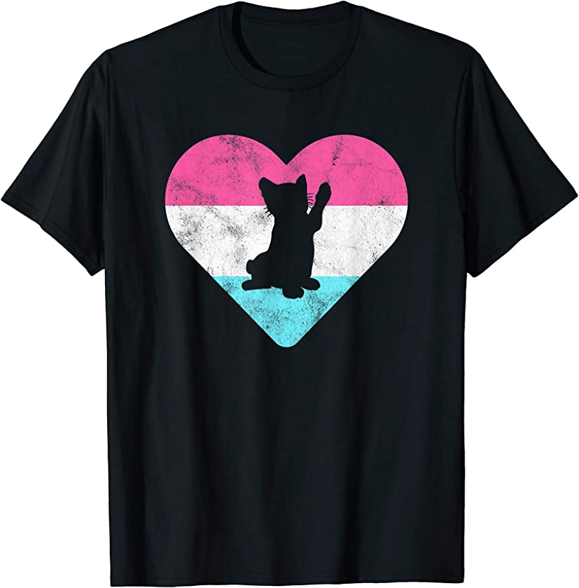 Retro Vintage Kitten Gift for Women or Girls T-Shirt