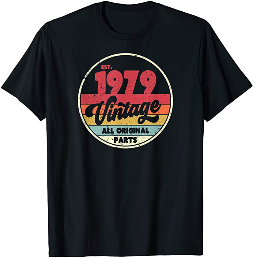 1979 Vintage Shirt, Birthday Gift Tee. Retro Style T-Shirt