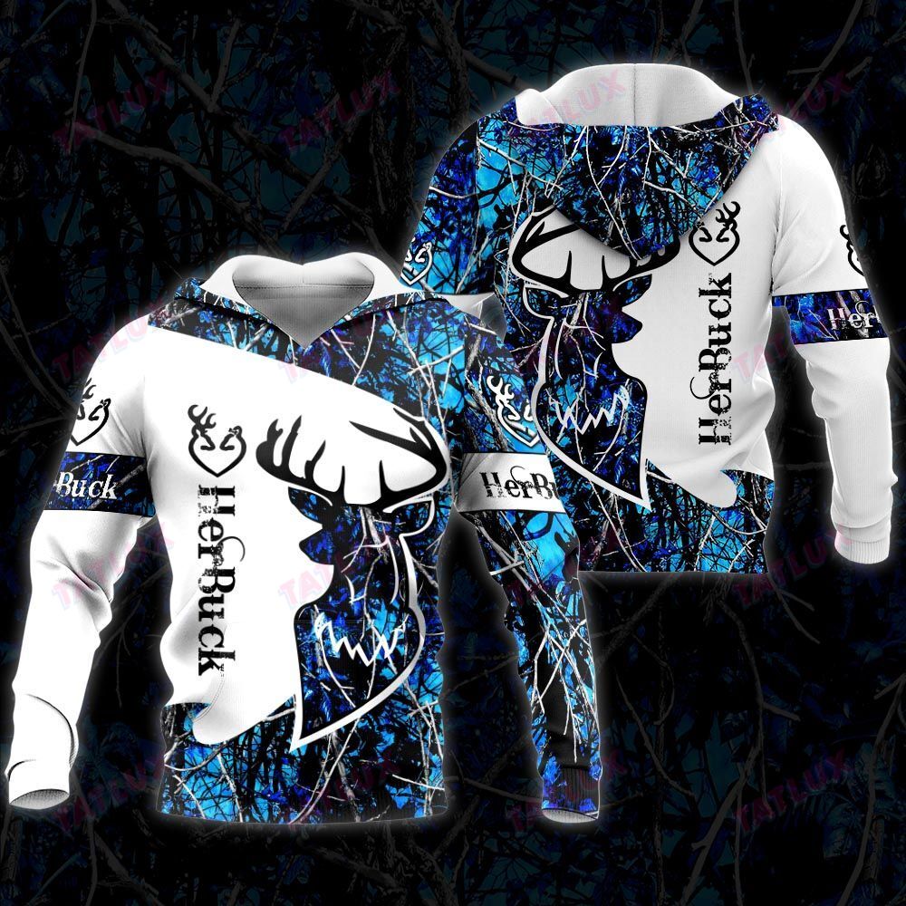 Hunting Couple His Doe Her Buck 3D All Over Printed Shirt, Sweatshirt, Hoodie, Bomber Jacket Size S – 5Xl