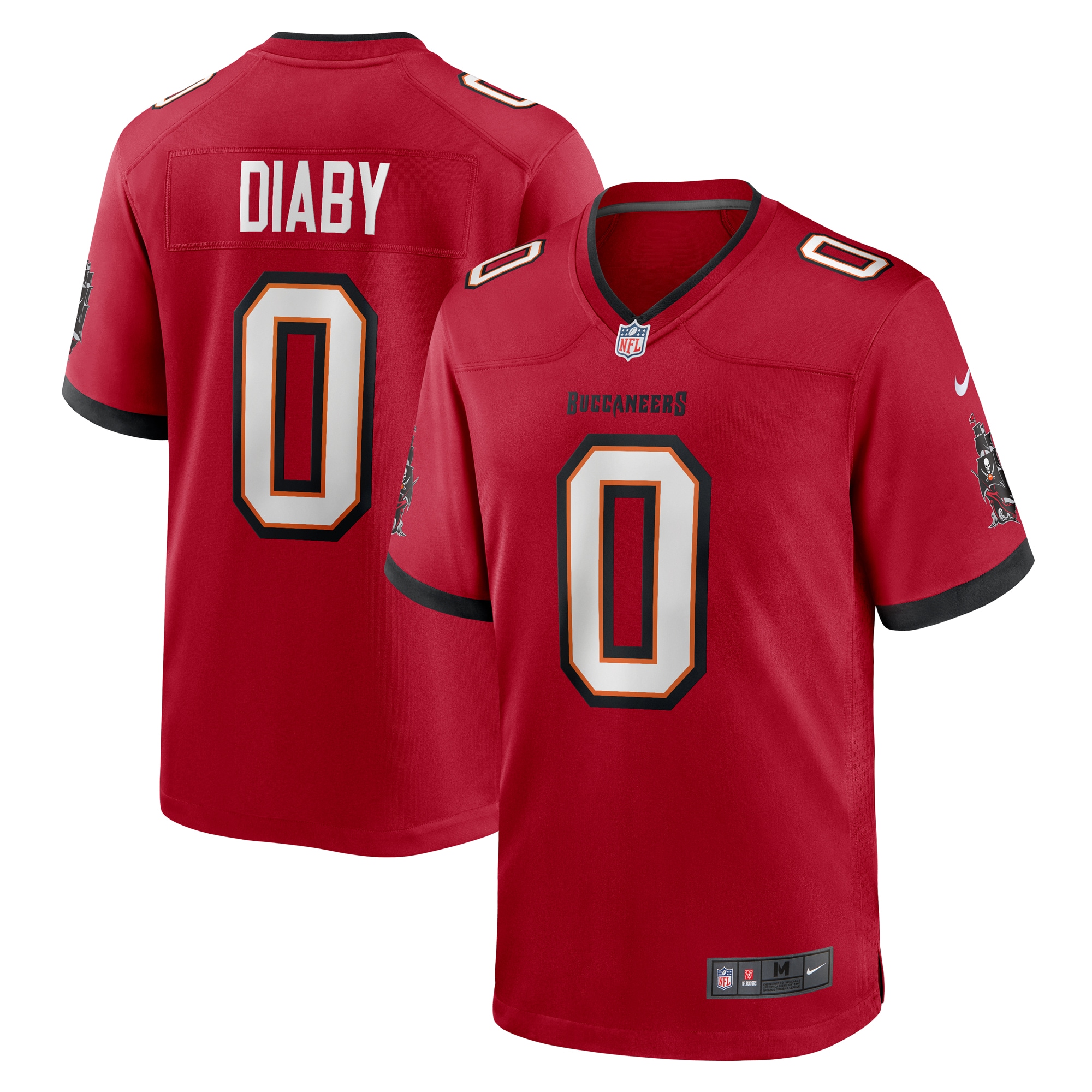 YaYa Diaby Tampa Bay Buccaneers Game Jersey – Red