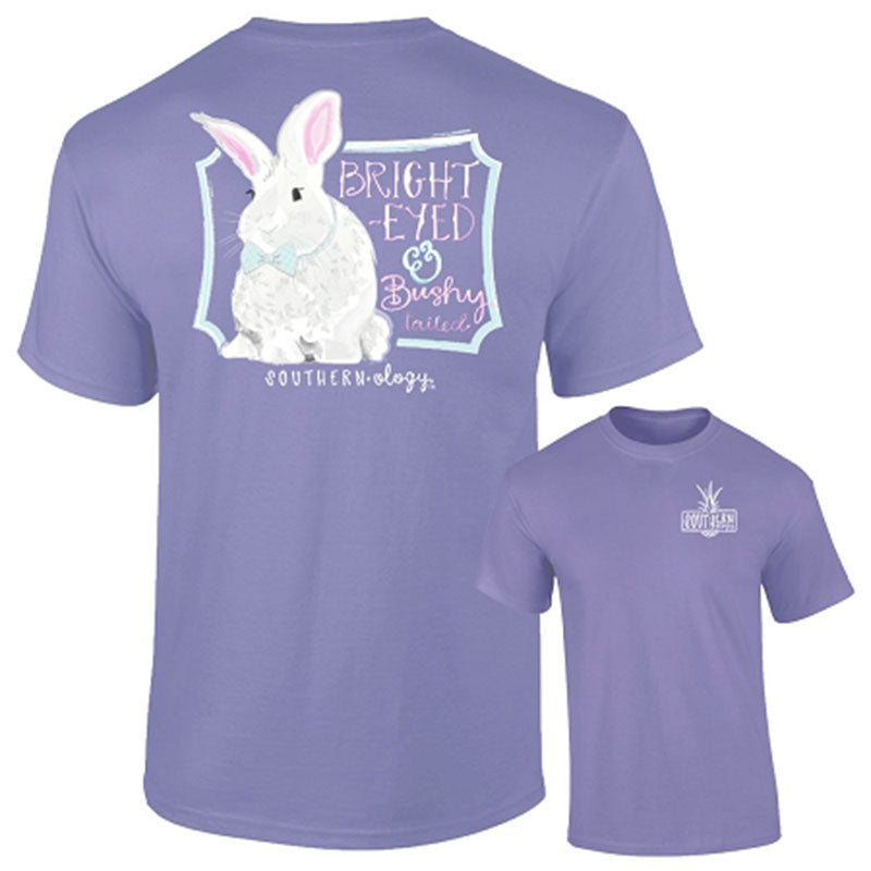 Southernology Bright Eyed & Bushy Tailed Bunny Easter Comfort Colors T-Shirt