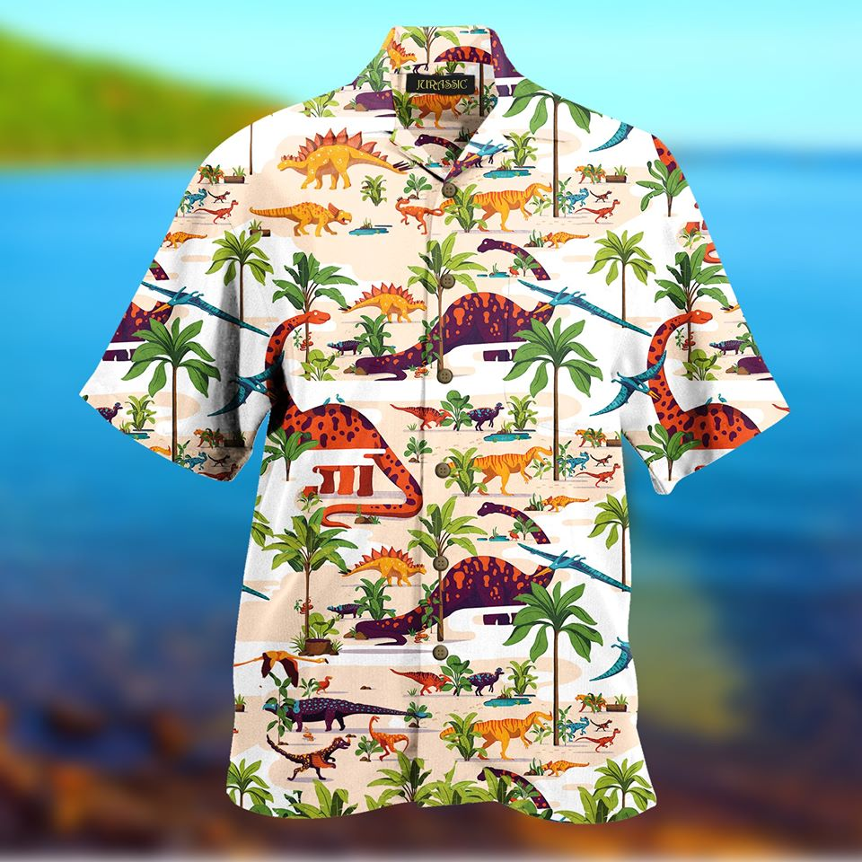 Funny Dinosaur Aloha Hawaii Shirts Unisex Ha16769