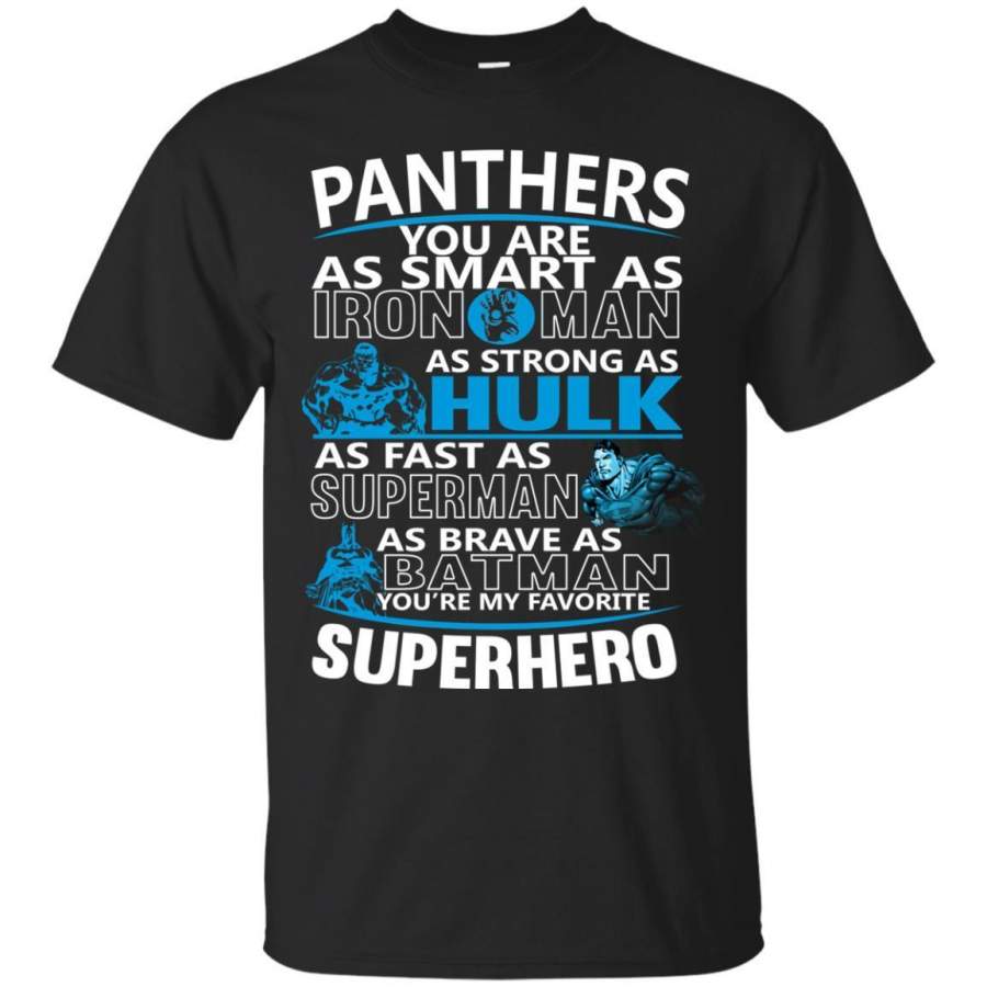 Carolina Panthers You’re My Favorite Super Hero T Shirts