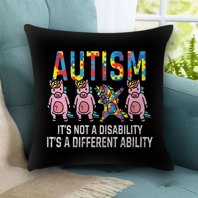 It’S Not Disability It’S Different Ability, Puzzle Piece Pig, Autism ...