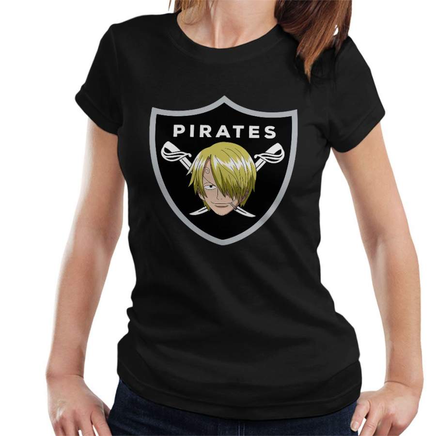 One Piece Vinsmoke Sanji Raiders Logo Women’s T-shirt